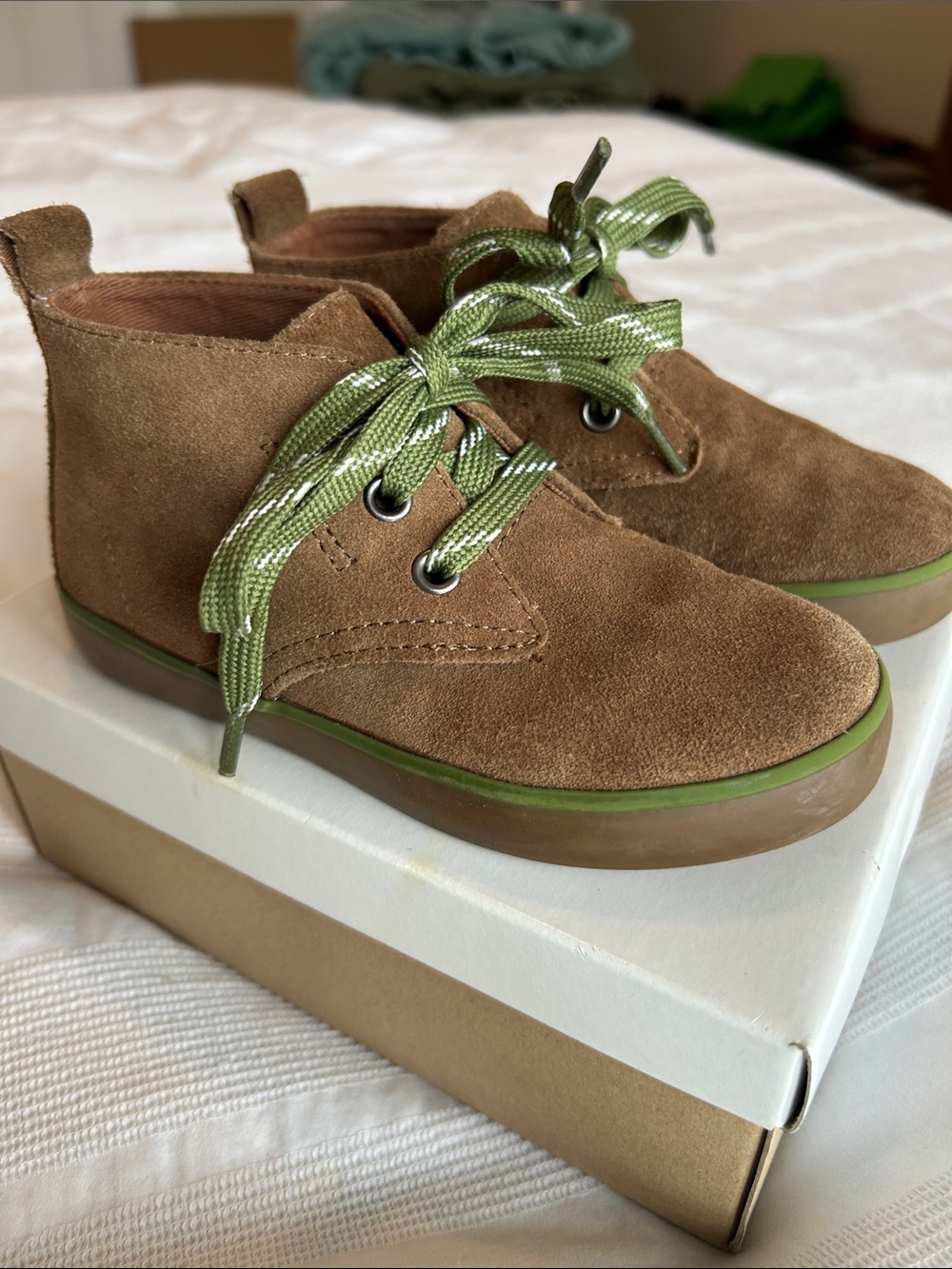 Hanna Andersson Suede Lace-Up Boots